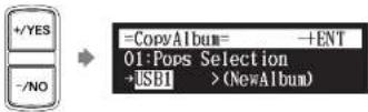 YAMAHA DC3XE3 - Managing Albums - 10