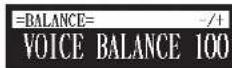 YAMAHA DC3XE3 - Press [BALANCE] three times on the remote control. - 3