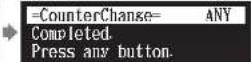 YAMAHA DC3XE3 - Press [+/YES] to change, [-/NO] to cancel. - 2
