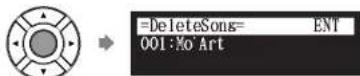 YAMAHA DC5XE3 - Deleting Songs - 4