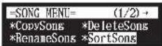 YAMAHA DC5XE3 - Rearranging the Order of Songs - 3
