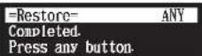YAMAHA DC5XE3 - Press [+/YES] to make a backup, [-/NO] to cancel. - 18