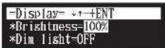 YAMAHA DC5XE3 - Adjusting the Brightness of the Display - 11