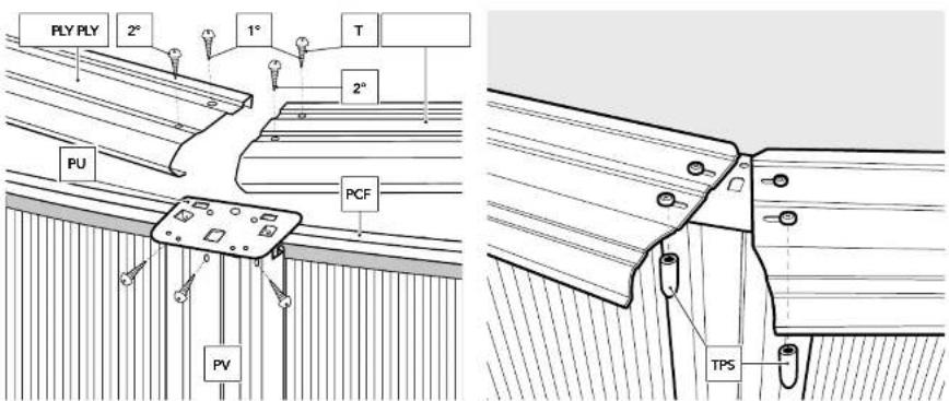 GRE KITPR303W - INSTALLATION OF THE UPPER PROFILES (PLY): - 1