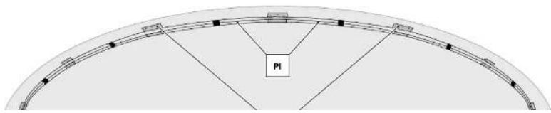 GRE KITPR303W - BOTTOM SECTION PIECES (PI) FOR ROUND SWIMMING POOLS - 2