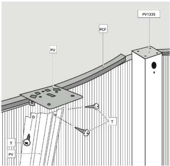 GRE KITPROV6188N - FLEXIBLE TOP SECTION PIECES (PCF) - 5