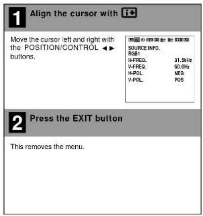NEC PlasmaSync 50VP2 - Information Screen (DISPLAY MODE) - 1