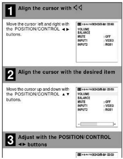 NEC PlasmaSync 50VP2 - Audio Settings (SOUND) - 1