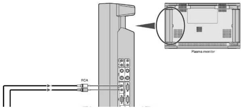 NEC PlasmaSync 50VP2 - Connect the Plasma Monitor to a DVD Player - 1