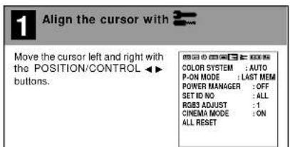 NEC PlasmaSync 50VP2 - RGB 3 Adjustment (RGB 3 ADJUST) - 1