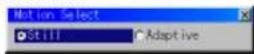 NEC MultiSync SX6000 - Motion Select: - 1