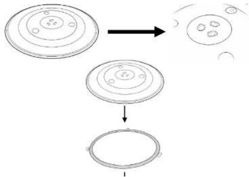 RUSSELL HOBBS RHMO43 - TURNTABLE INSTALLATION - 4