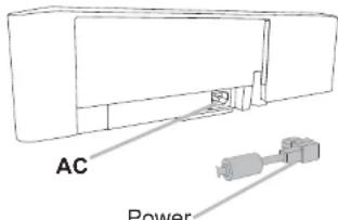 HITACHI MC-EX5001 - Connecting power supply - 1