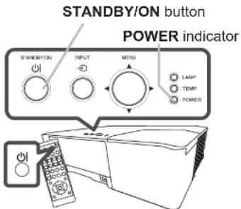 HITACHI MC-EX5001 - Turning on the power - 1