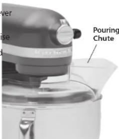 KITCHENAID RKV25G0XCY - Using the Pouring Shield - 1