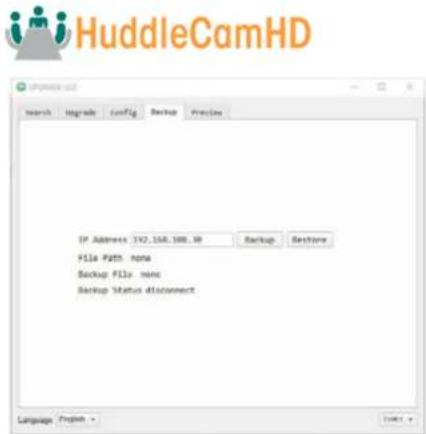 HuddleCamHD SimplTrack Lite - Config Tab - 2