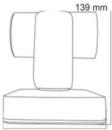 HuddleCamHD SimplTrack Lite - Dimensional Drawings (mm) - 2