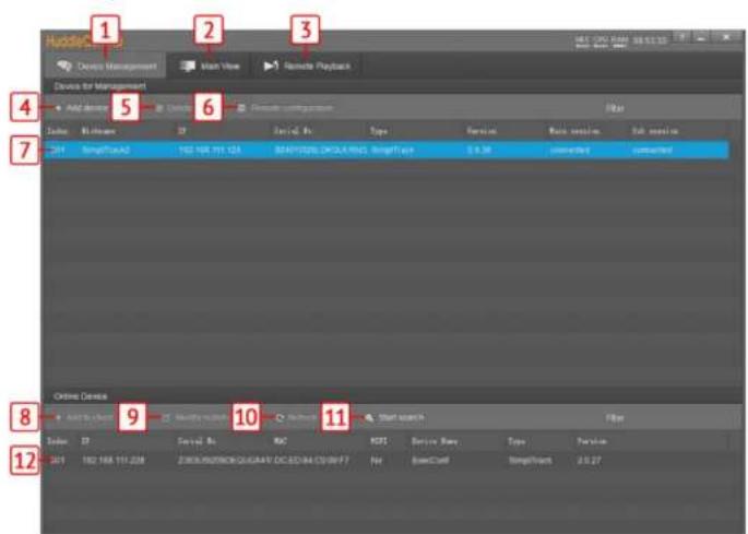 HuddleCamHD SimplTrack Lite - Device Management Interface - 1
