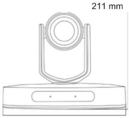 HuddleCamHD SimplTrack Lite - Dimensional Drawings (mm) - 1