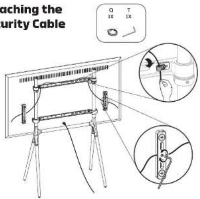 Gabor FPS-M - Attaching the Security Clamps to a Concrete Wall or Concrete Blocks - 5