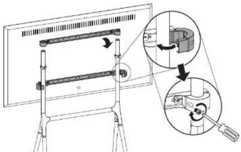 Gabor FPS-M - Mounting the Display On the Easel Stand - 4