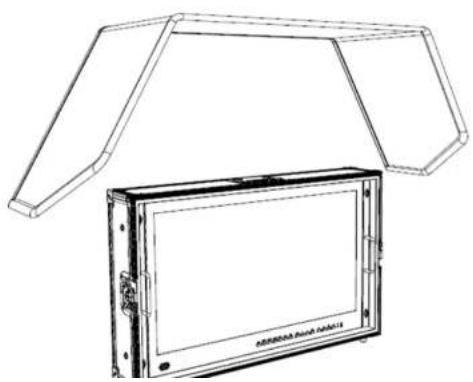 ViewZ VZ-156PM-4K - SUN SHADE INSTALLATION - 1