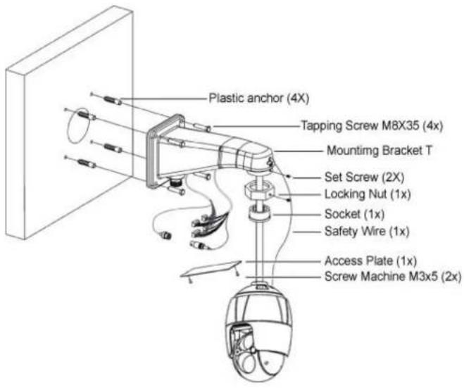 REVO REHSPTZ30-1CM - Installation - Wall Mount - 1