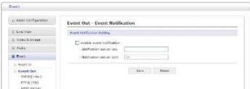 REVO REHSPTZ30-1CM - ▼ Event Notification - 1