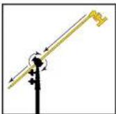 Lowel CGA-40B - Attaching the Grip Arm - 1