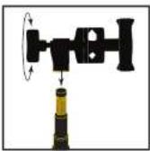 Lowel CGA-40B - Attaching the Grip Head - 1