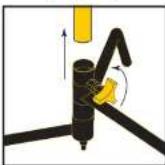 Lowel CGA-40B - Removing/Replacing the 40 in. Riser - 1
