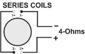 Maxxsonics RWM252 - DVC 2-Ohm Coil Wiring - 3