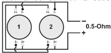 Maxxsonics RWM252 - DVC 2-Ohm Coil Wiring - 2