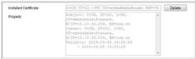 Hikvision DS-2XM6222G0-IM/ND - Figure 7-11 Create Self-signed Certificate - 2