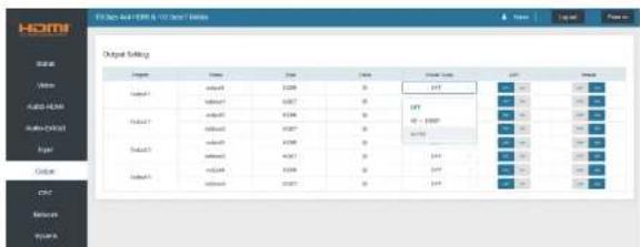 BZBGear BG-UM44-100M - ■ Output Page - 1