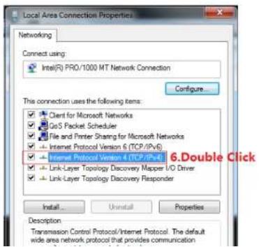 Local Area Connection Properties Networking Connect using: Intel(R) PRO/1000 MT Network Connection Configure... This connection uses the following items: ✓ Client for Microsoft Networks ✓ GeoS Packet Scheduler ✓ File and Printer Sharing for Microsoft Networks ✓ Internet Protocol Version 6 (TCP/IPv6) ✓ Internet Protocol Version 4 (TCP/IPv4) ✓ Link-Layer Topology Discovery Mapper I/O Driver ✓ Link-Layer Topology Discovery Responder Install... Uninstall... Properties... Description Transmission Control Protocol/Internet Protocol. The default wide area network protocol that provides communication