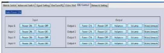 BZBGear BZ-MVS4X4-4K - CEC Control Page - 1