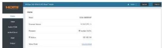 BZBGear BG-UM88-100M - ■ Status Page - 1