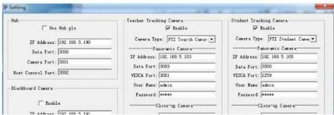 BZBGear BG-LVUPTZ-20XHUS - Set IP address of the tracking machine - 1