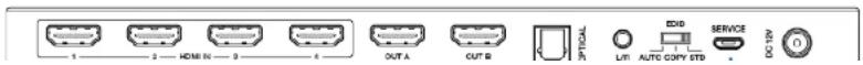 BZBGear BG-UHD-42M - Rear Panel - 1