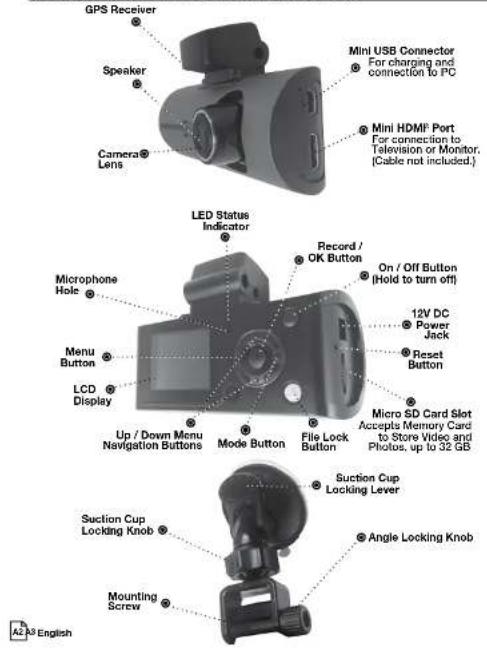 COBRA CDR 840C - Controls Indicators and Connections - 1