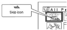 HITACHI DZ-HS303E - PLAYING BACK BY SKIPPING SCENES (EFFECT - SKIP) - 1