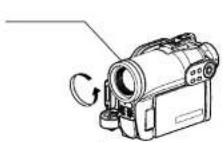 HITACHI DZ-HS303E - RECORDING SUBJECTS FOR STRONGER WIDE-ANGLE OR TELEPHOTO EFFECT - 1