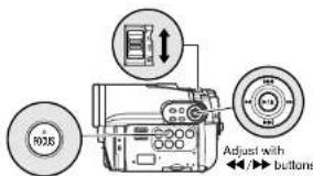 R38 Adjust with buttons