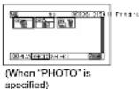 HITACHI DZ-HS303E - DISPLAYING MOVIES OR STILLS INDEPENDENTLY (CATEGORY) - 2