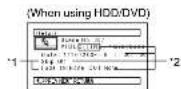 HITACHI DZ-HS303E - DISPLAYING INFORMATION USING MENU SCREEN (DETAIL) - 1
