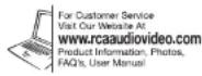 RCA Opal M6316 - Recommendations before returning your product for a warranty claim: - 1