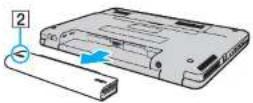 SONY Vaio VGN-NR298 - Removing the Battery Pack - 2