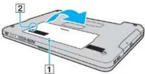 SONY Vaio VGN-NR298 - Removing and Installing a Memory Module - 1
