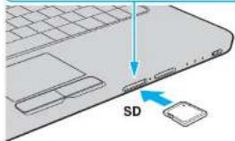 SONY Vaio VGN-NR485 - Inserting a Memory Card - 2